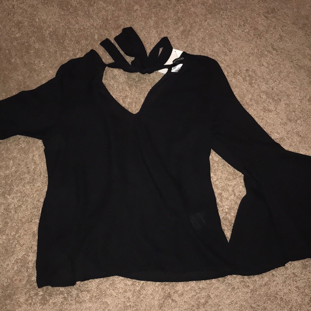 Fairly see through black H&M top NWT